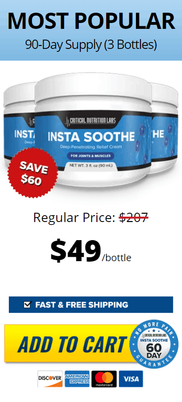 Insta Soothe Delivers Knee and Joint Pain Relief